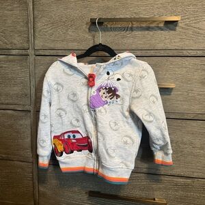Disney Gray Cars Hoodie for Kids